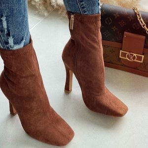 BRAND NEW w/ Box faux suede bootie.